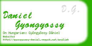 daniel gyongyossy business card